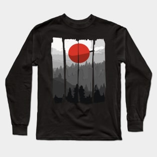 Japanese Sunrise Long Sleeve T-Shirt